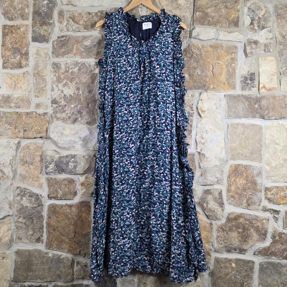 Mirth Cassis Tank Ruffle Maxi Dress - Picture 2 of 10
